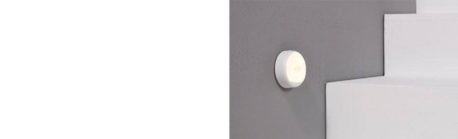 Yeelight 3 Packs combo, Motion Sensor Nightlight USB Powered, 120 Days of Usage, Suspendible, Adhesive, Magnetic, Dual Sensors
