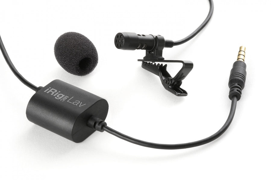 IP-IRIG-MICLAV-IN - IK MULTIMEDIA IRIG MIC LAV MOBILE LAVALIER MICROPHONE FOR SMARTPHONES