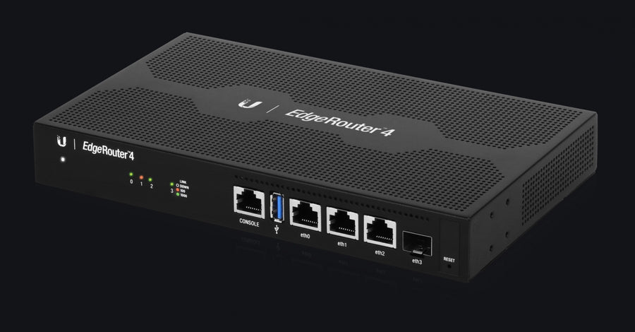 ER-4 - Ubiquiti EdgeRouter 4 Port Gigabit Ethernet Router with SFP
