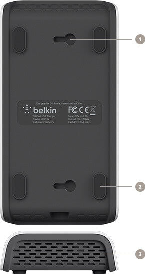 Belkin B2B139AU - 10-PORT USB-A CHARGING STATION 2.4 AMPS