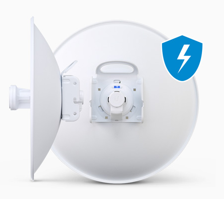 PBE-2AC-400 - Ubiquiti PowerBeam 2AC 2.4GHz High Speed 400mm Point to Point / CPE Wireless Radio