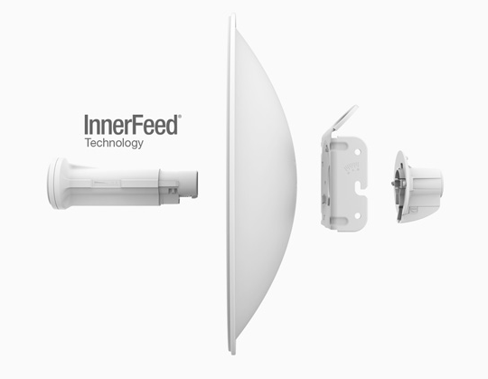 PBE-2AC-400 - Ubiquiti PowerBeam 2AC 2.4GHz High Speed 400mm Point to Point / CPE Wireless Radio
