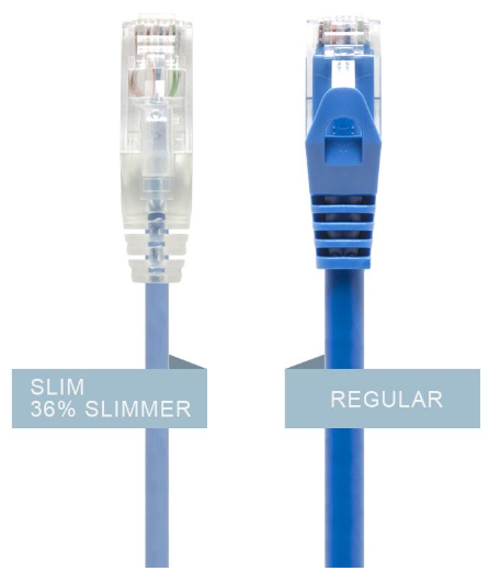 ALOGIC C6S-01BLU - 1M BLUE ULTRA SLIM CAT6 CABLE UTP 28AWG