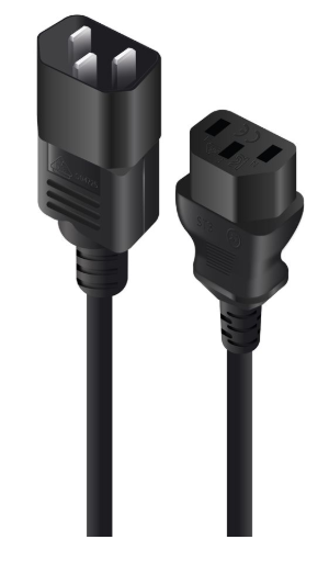 ALOGIC MF-C13C14-01 - 1M IEC C13 TO C14 PWR EXT CORD MTOF BLK