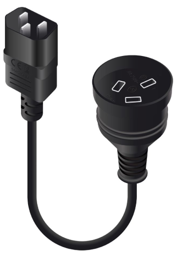 ALOGIC MF-C14AUS3P-1.5 - 1.5M IEC C14 TO AUS 3PIN MAINS PLUG MTOF