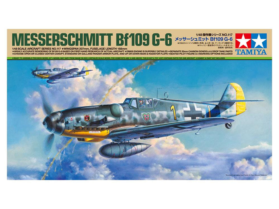 Tamiya 61117 - TAMIYA 1/48 Bf109 G-6