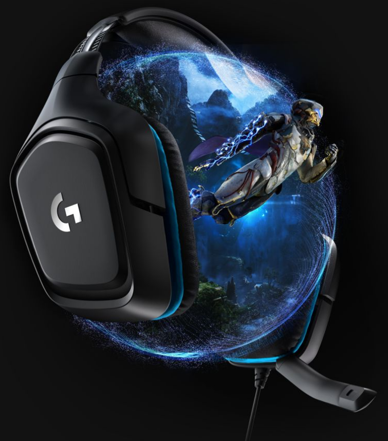 981-000824 - Logitech G432 Surround Sound Wired Gaming Headset