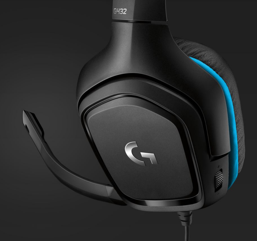 981-000824 - Logitech G432 Surround Sound Wired Gaming Headset