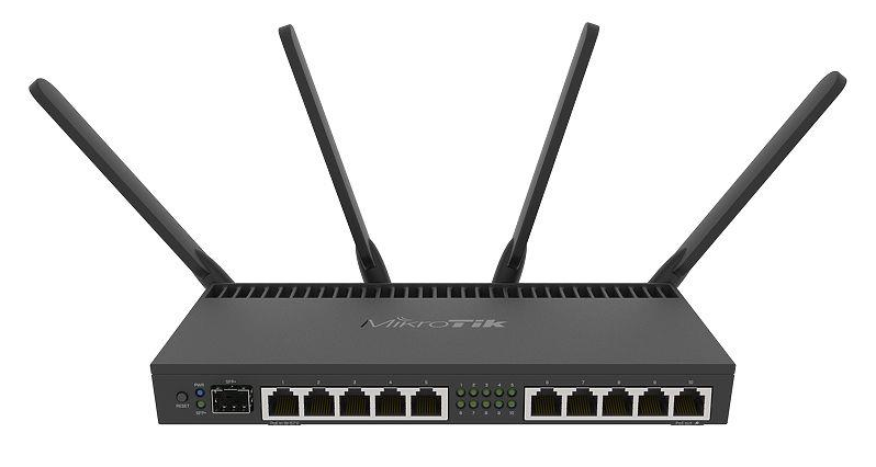 RB4011iGS+5HacQ2HnD-IN - MikroTik RouterBOARD RB4011iGS+5HacQ2HnD Wireless Router
