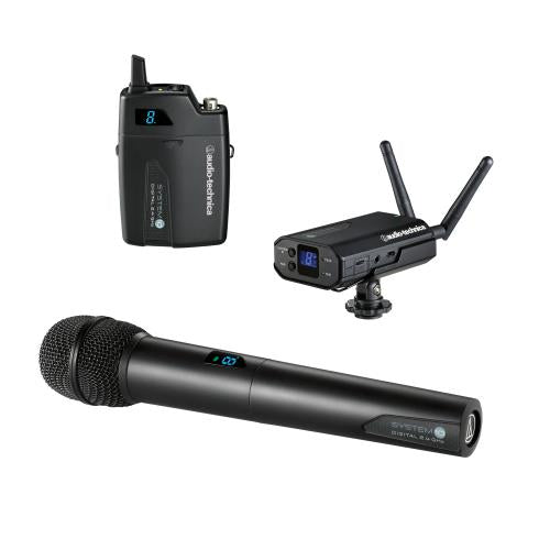 ATW1701-L-KIT - AUDIO TECHNICA DSLR CAMERA MOUNT DIGITAL WIRELESS LAPEL MICROPHONE SYSTEM 2.4GHZ
