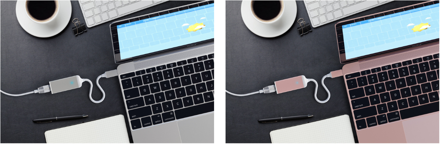 ST-TCENM - Satechi USB-C to Ethernet Adaptor (Space Grey)