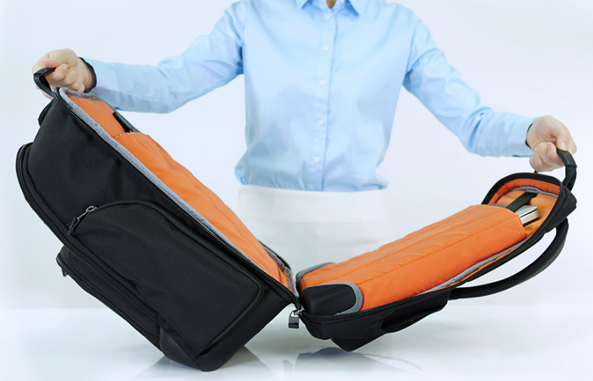 EVERKI EKP132 - Onyx Black Laptop Backpack Up to 15.6''. Travel Friendly Hard-Shell Quick-Access