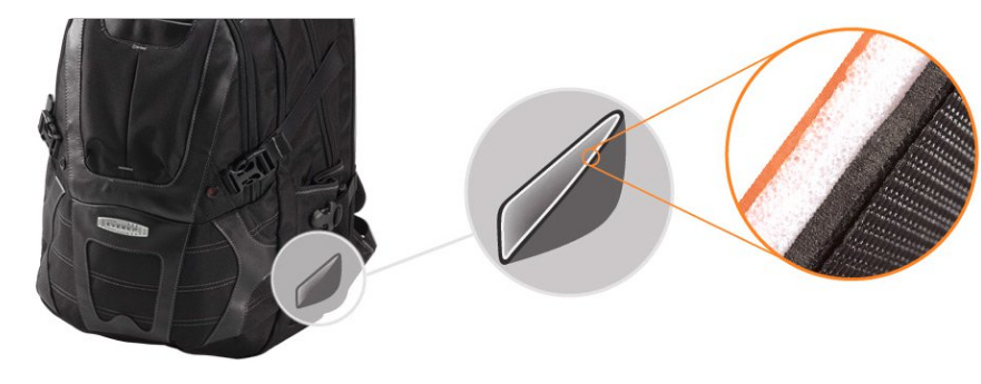 EVERKI EKP133B - Concept 2 Laptop Backpack. Up to 17.3''. Checkpoint design Protected sunglass