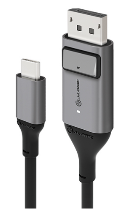ALOGIC ULCDP01-SGR - 1M ULTRA USB-C TO DP CABLE - 4K S.GREY