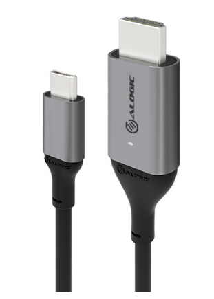 ALOGIC ULCHD01-SGR - 1M ULTRA USB-C ZU HDMI KABEL - 4K S.GREY