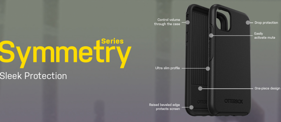 77-62467 - OtterBox Symmetry for iPhone 11 - Black