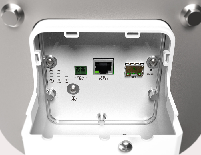 ML-60-10G-360 - IgniteNet MetroLinq 10Gbps mmWave Tri-Band 60GHz/5GHz/2.4Hz PtMP Radio with built in Omnidirectional Antenna