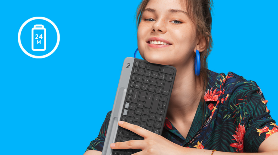 Logitech 920-009210 - K580 SLIM WIRELESS KBOARD-GRAPHITE