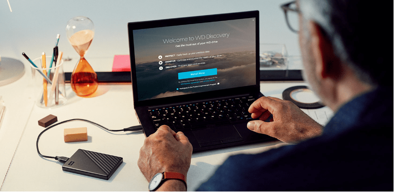 Western Digital WDBYVG0010BBK-WESN - WD MY PASSPORT 1TB USB 3.0 EXTERNAL HDD BLACK
