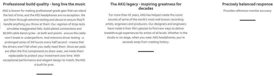 AKG K92 - CLOSED BACK OVER EAR HEADPHONES