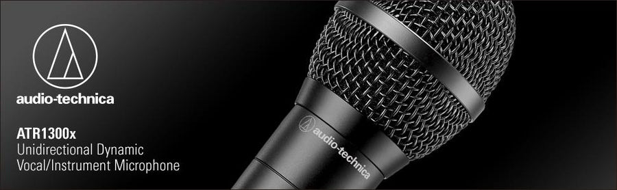 AUDIO TECHNICA ATR1300X - HANDHELD DYNAMIC UNIDIRECTIONAL MIC W/6.3MM CONNECTOR - 5M D
