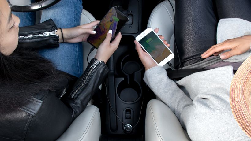 Belkin CCE001BT1MBK - Dual USB-A Car Charger w/ 1M PVC A-C 24W