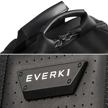 EVERKI EKP127B - Versa 2 Premium Travel Friendly 15'' Laptop Backpack. Patented corner-guard protect