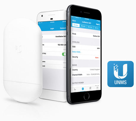 LOCO5AC-5 - Ubiquiti NanoStation 5AC Loco 300mW 13dBi CPE/Bridge Radio 5 Pack