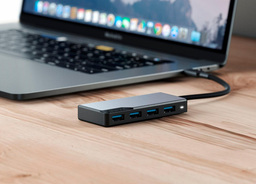 ALOGIC UCFUUA-SGR - USB-C FUSION SWIFT 4-IN-1 HUB SPACE GREY