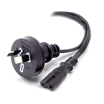 ALOGIC MF-AUS2PC7-02RBLK - 2M AUS 2 PIN MAINS PLUG TO IEC C7 M TO F