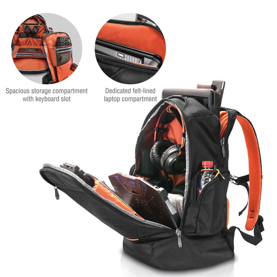 EVERKI EKP117B - ContemPRO Laptop Backpack. Designed to Fit up to 18.4'' Notebooks. Spacious