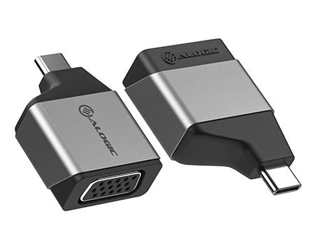 ALOGIC ULCVGMN-SGR - ULTRA MINI USB-C (M) AUF VGA (W) ADAPTER