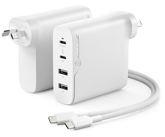 ALOGIC WCG4X100-ANZ - RAPID POWER 4 PORT 100W#GAN#CHARGR USB-C