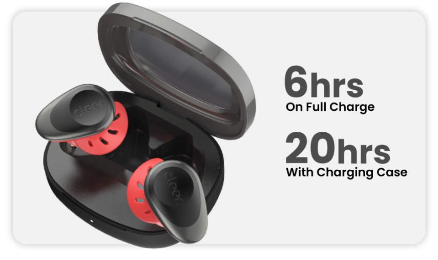 Cleer Audio GS131301 - Cleer Goal True Wireless Sport Earbuds Black