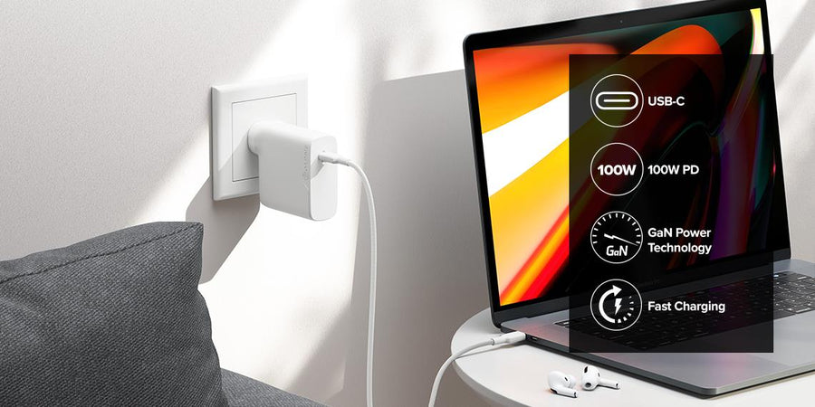 ALOGIC WCG1X100-ANZ - RAPID POWER 100W GAN CHARGER USB-C