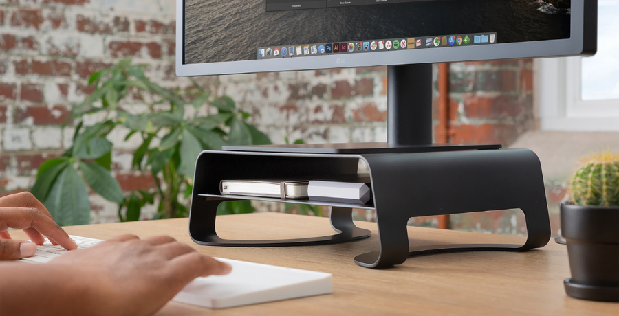 TwelveSouth TW-1835 - Twelve South Curve Riser for iMac & Displays (Black)
