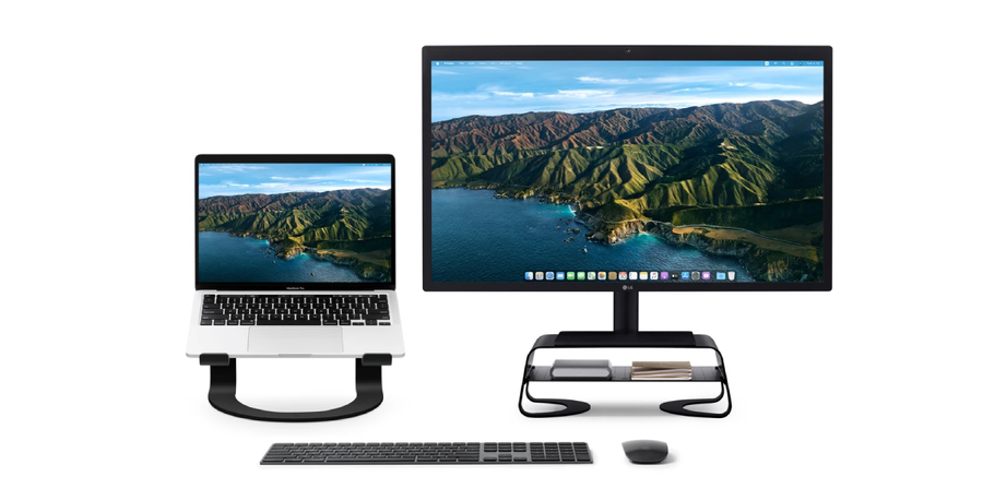 TwelveSouth TW-1835 - Twelve South Curve Riser for iMac & Displays (Black)