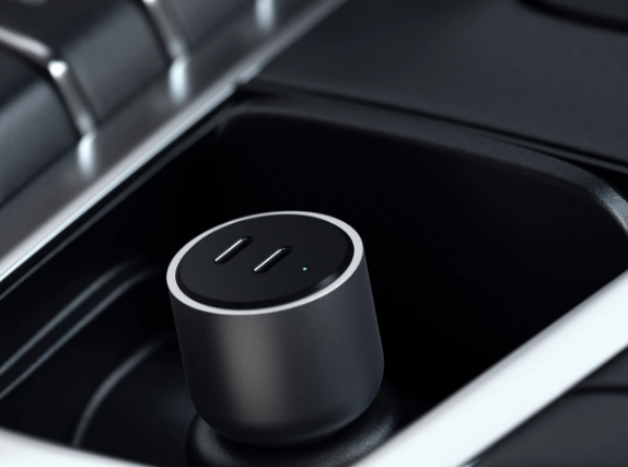 ST-U2C40CCM - Satechi 40W Dual USB-C PD Car Charger (Space Grey)