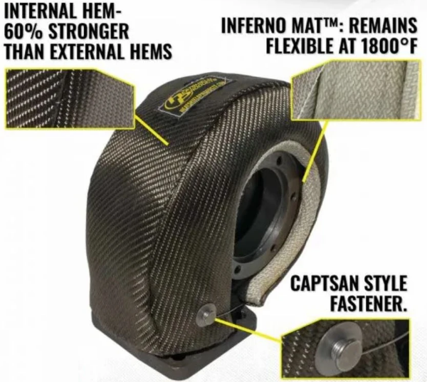 300073 - HEATSHIELD LAVA TURBO COVER FOR TURBOCHARGER T3
