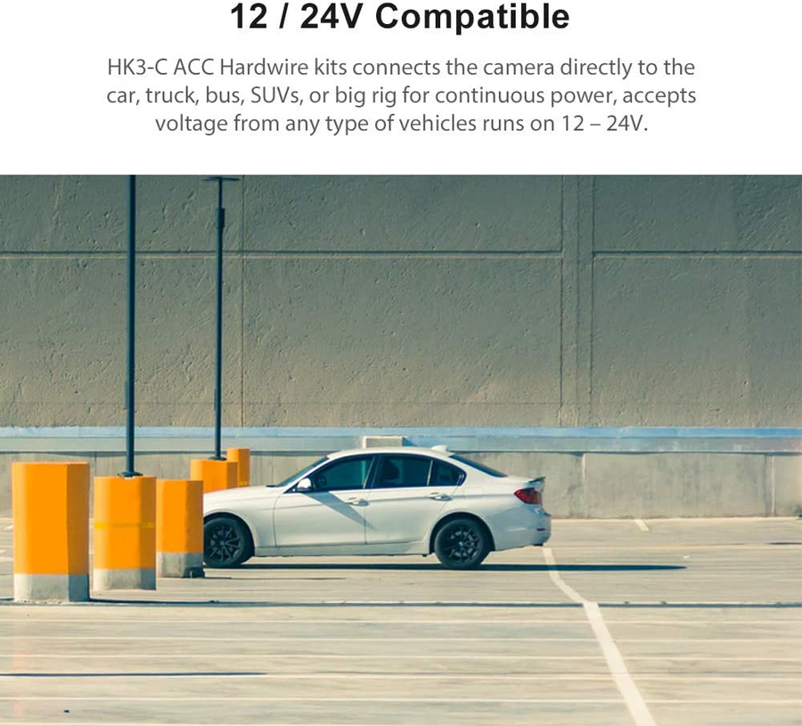 HK3-C - VIOFO 3-DRAHT-ANSCHLUSSKABEL (USB-C) FÜR A139/A139 PRO