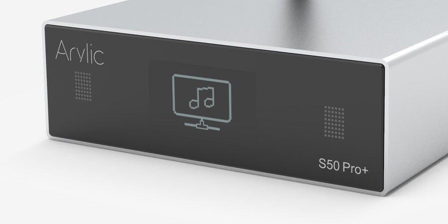 ARYLIC S50PROPLUS - Compact Streamer Supports WiFi & Bluetooth 5.0 AirPlay DLNA UPnP Spotify & Qplay
