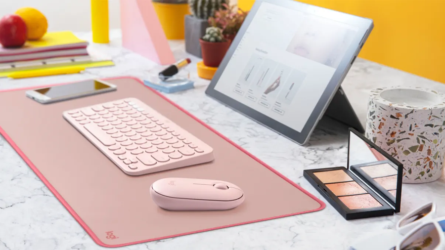 956-000045 - Logitech POP Desk Mat/ Mousepad- Rose