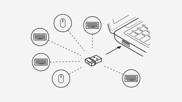 LOGITECH 956-000009 - LOGI BOLT USB RECEIVER