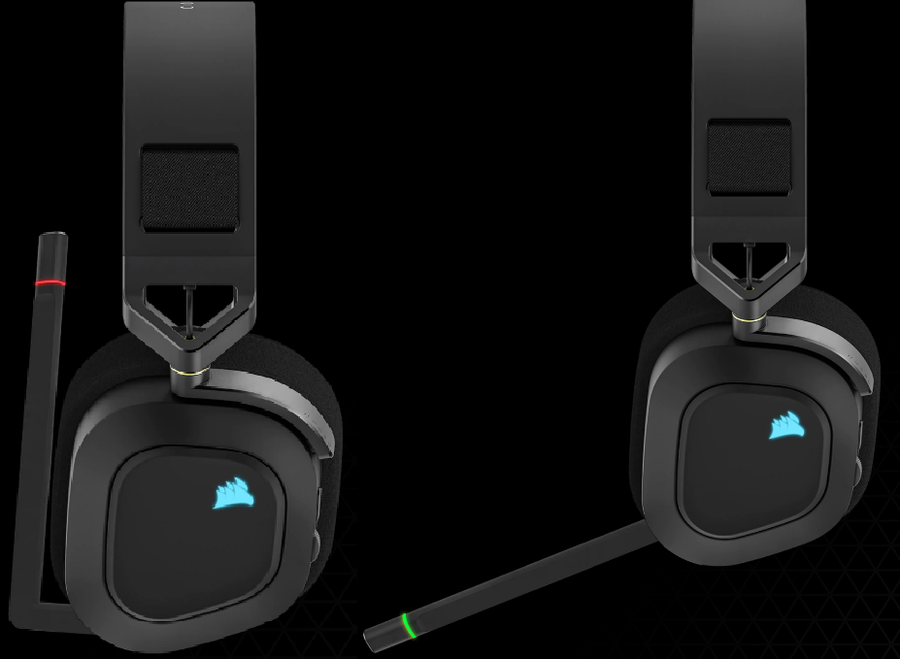 CA-9011235-AP - CORSAIR HS80 RGB WIRELESS HEADSET CARBON