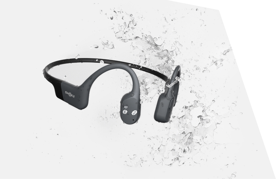 Shokz OpenRun  Wireless Open-Ear Bone Conduction Endurance Headphones - Black