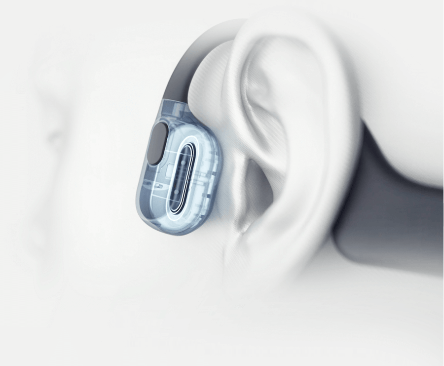 Shokz OpenRun  Wireless Open-Ear Bone Conduction Endurance Headphones - Black