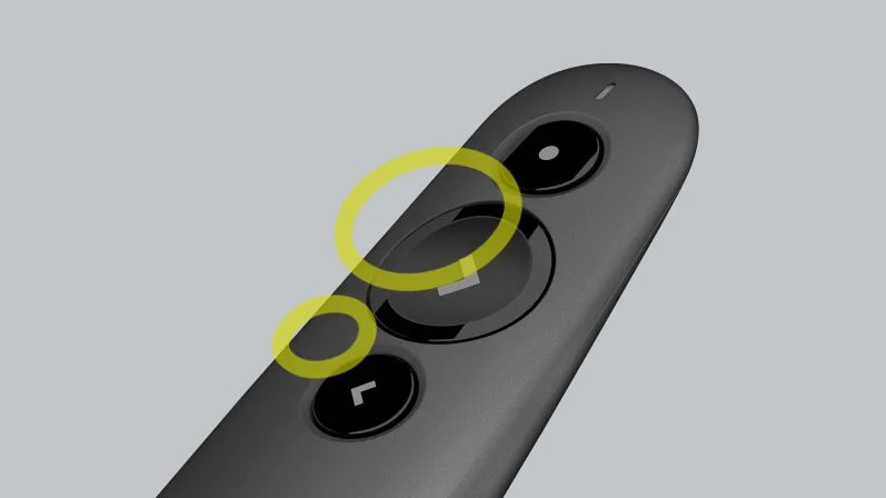 Logitech 910-006521 - R500S LASER PRESENTATION REMOTE - BLACK