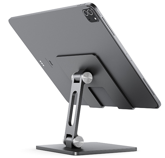 ALOGIC DTS-SGR - EDGE DESKTOP TABLET KLAPPBARER STÄNDER-GRAU