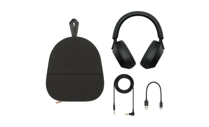 Sony  WH-1000XM5 Wireless Over-Ear Noise Cancelling Headphones - Silver