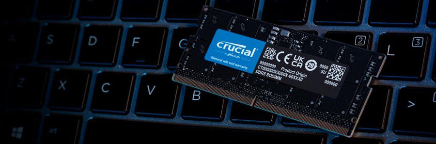 CT8G48C40S5 - CRUCIAL 8GB DDR5 NOTEBOOK MEMORY, PC5-38400, 4800MHz, UNRANKED, LIFE WTY - SODIMM